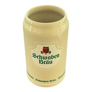 Vintage Schwaben Brau German Beer Mug Stein Stuttgarter 1 Liter Stoneware SOHM